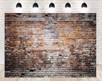 Brick Wall Photography Backdrop: Newborn, Wedding, Party Photo Booth