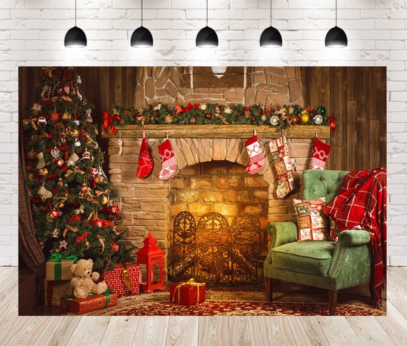 calcetines chimenea navidad