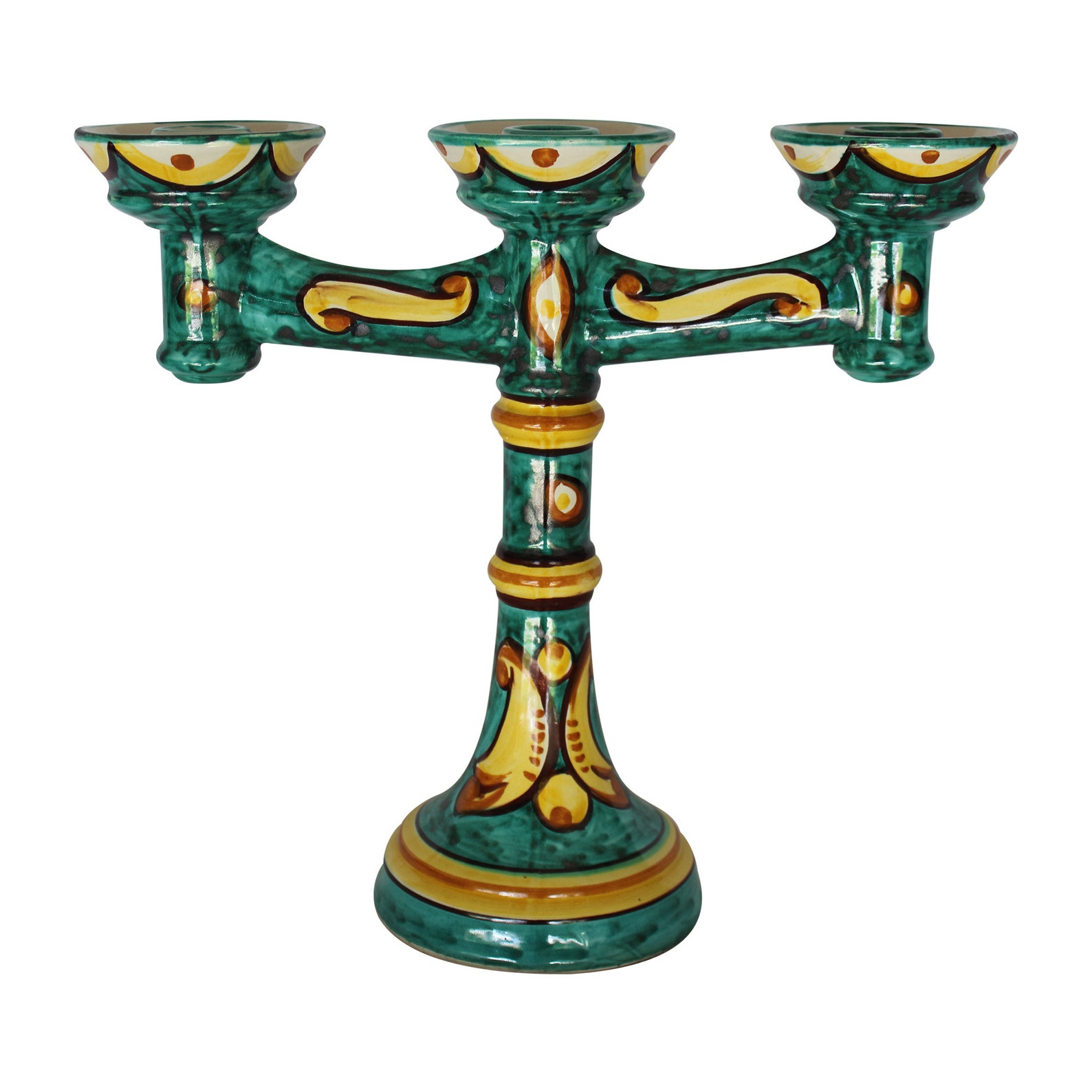 Italian Ceramic Candle Holder Made in Italy Etsy