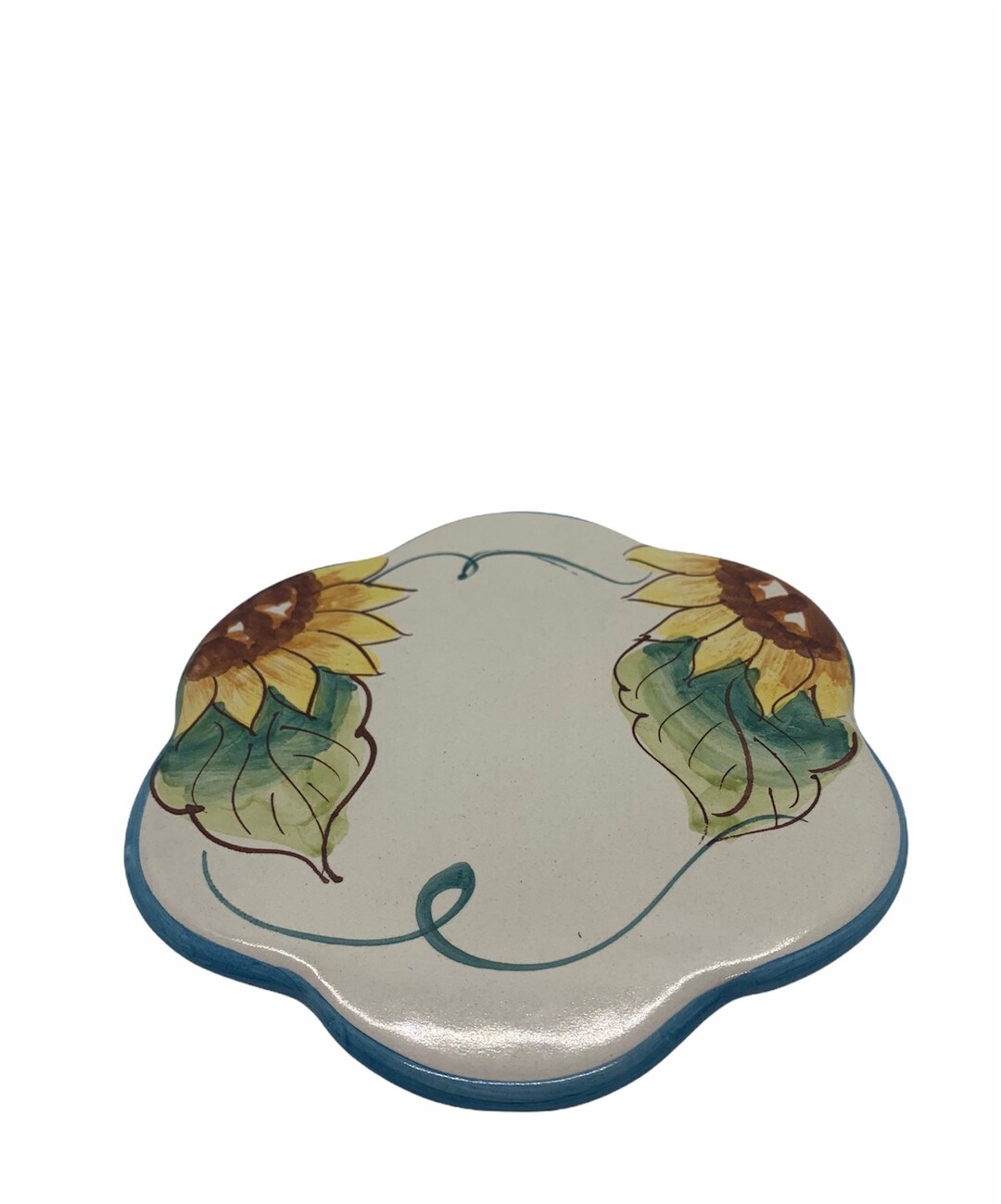 Italian Ceramic Trivet Sunflower Made in Italy Pottery - Etsy