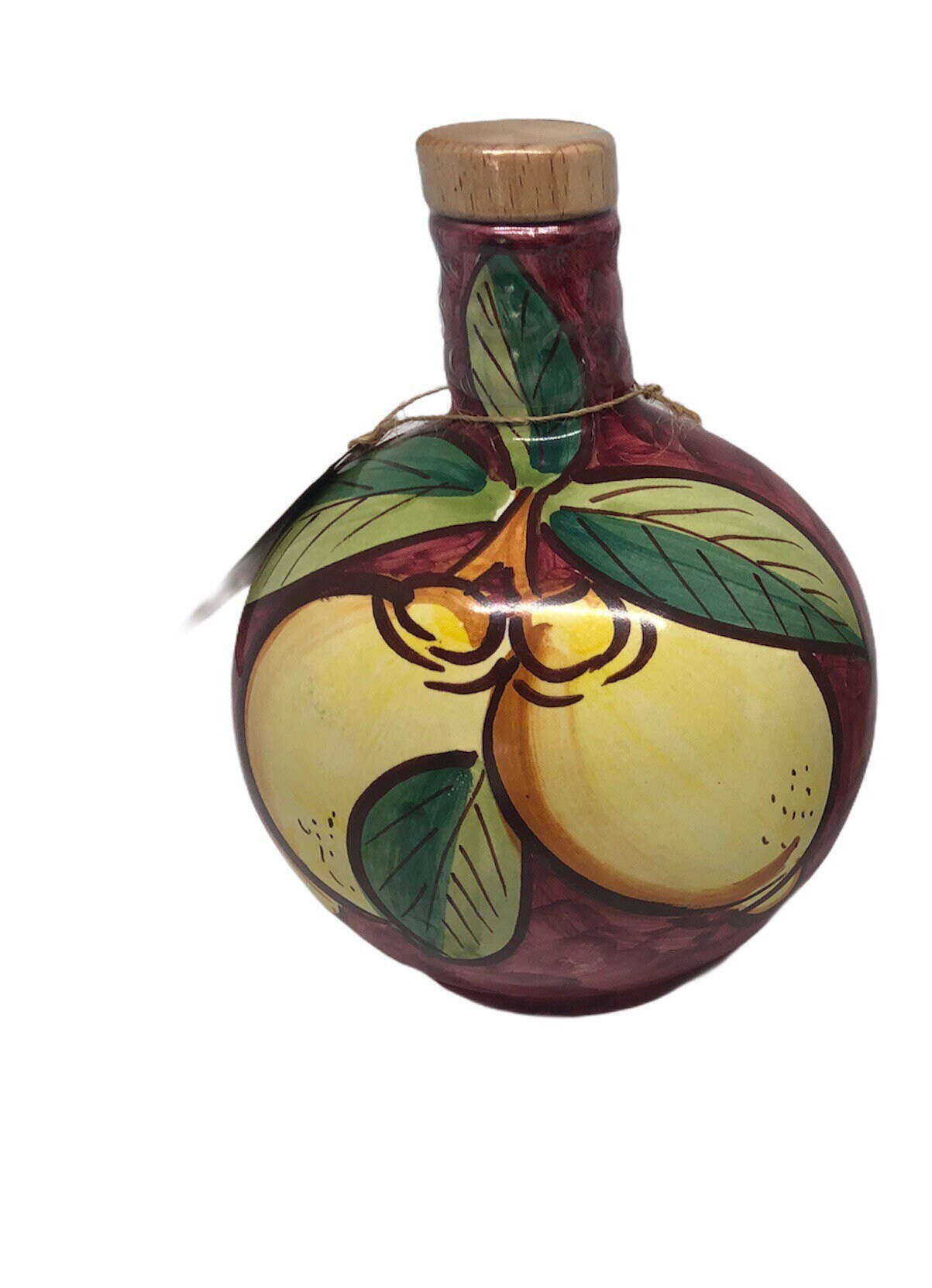 Italian Ceramic Decanter INCLUDES Olive Oil EVOO Lemon Made in Etsy