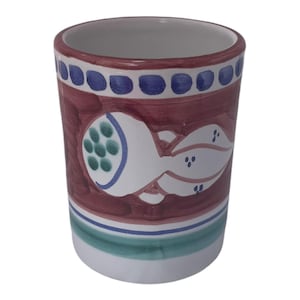 Ceramic Coffee Mug | Vietri Style Coffee Cups | Squid Coffee Cup| Vietri Ceramics | Coffee lover gift set | Made in Italy Pottery