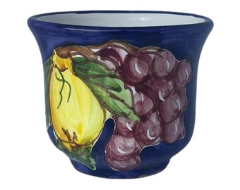 Hand Painted Lemon Ceramic Coffee Mug - Amalfi Coast Pottery