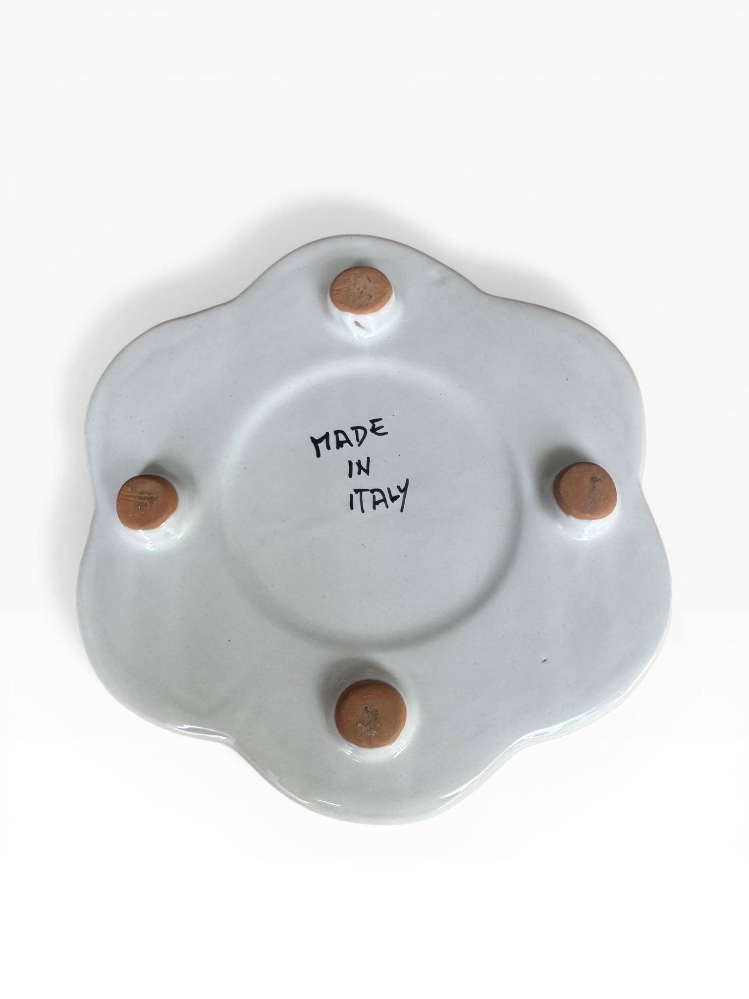 Italian Ceramic Trivet, Hand Painted Lemon Hot Pad, Made in Italy ...