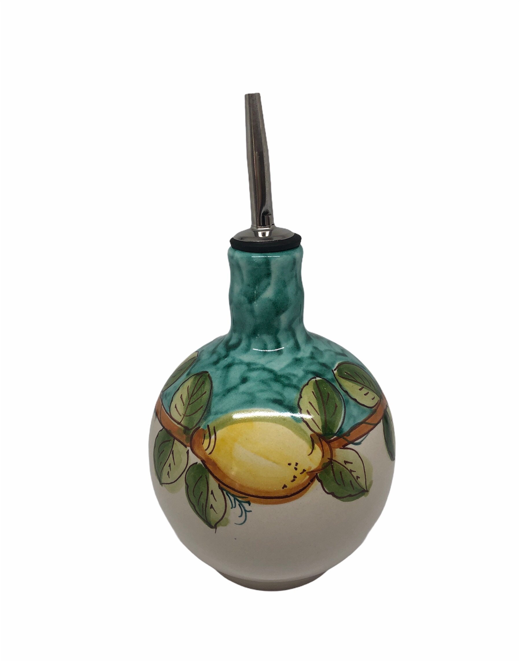 Ceramic Olive Oil bottle DecanterEVOO cruet Made in Italy Etsy