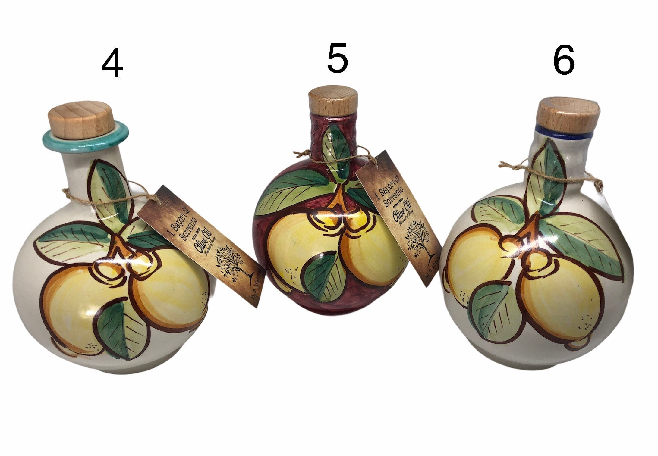 Ceramic Olive Oil bottle DecanterEVOO cruet Made in Italy Etsy