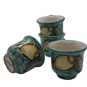 Italian Ceramic Espresso cups Set of 4