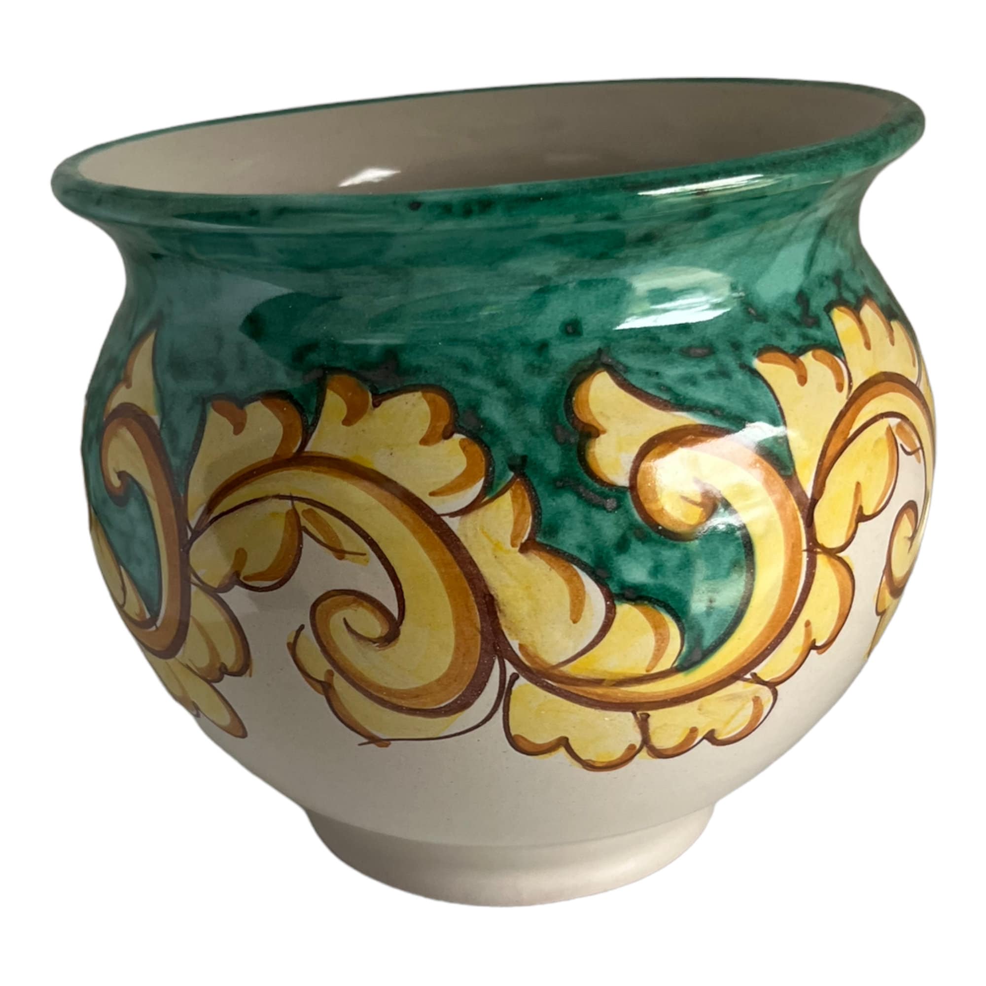 Italian Ceramic Planter Made in Vietri Italy - Etsy