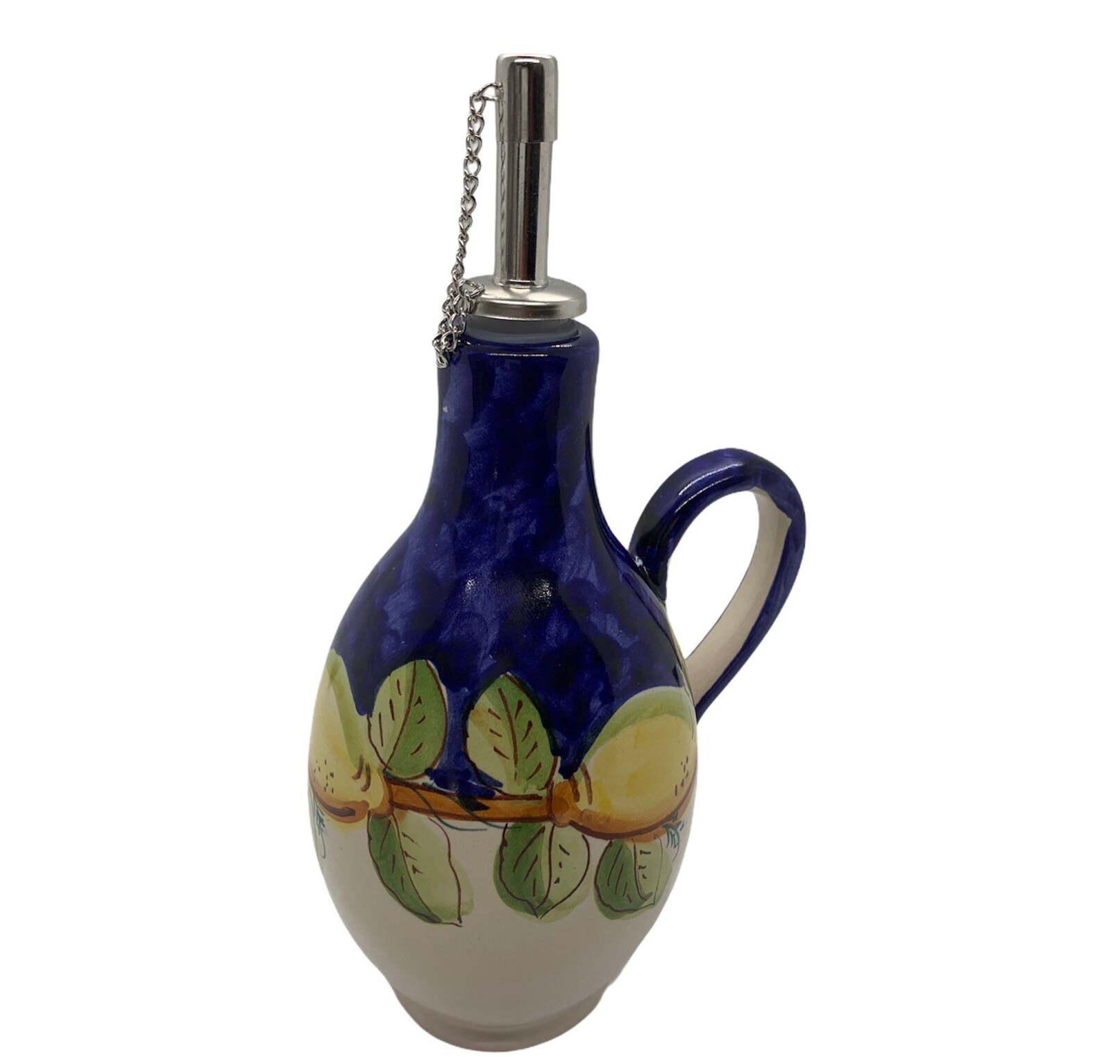 Italian Ceramic Olive Oil Bottle INCLUDES Italian EXTRA Etsy