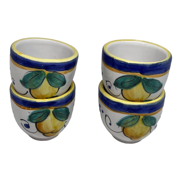 Italian Ceramic Espresso Cup Set