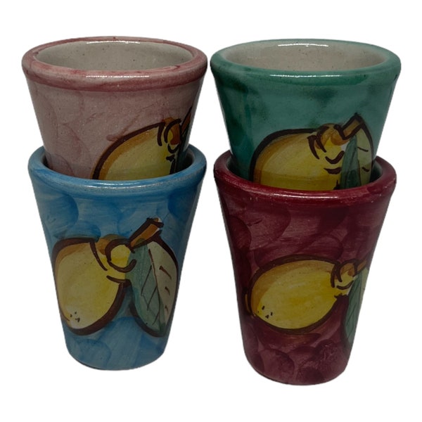 Made in Italy Limoncello Glasses Etsy
