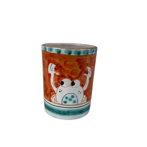 Ceramic Coffee Mug | Vietri Style Coffee Cups | Crab Coffee Cup| Vietri Ceramics | Coffee lover gift set | Made in Italy Pottery