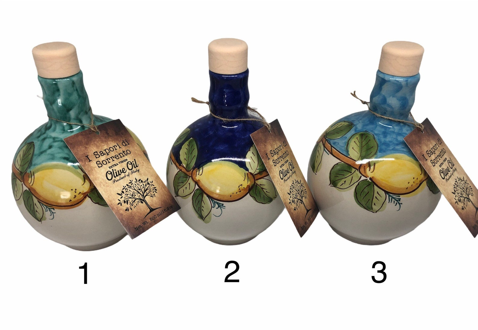 Ceramic Olive Oil bottle DecanterEVOO cruet Made in Italy Etsy