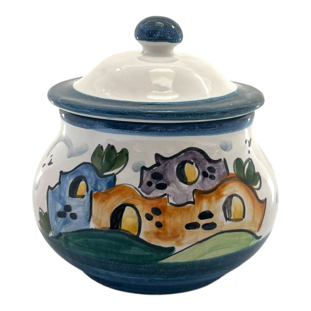 Italian Ceramic Garlic Keeper Made in Italy Garlic Onion Etsy