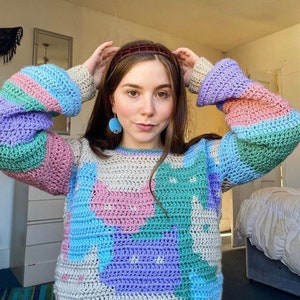 PATTERN Cat Sweater Crochet image 3