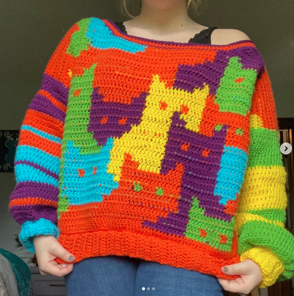 PATTERN Cat Sweater Crochet Etsy