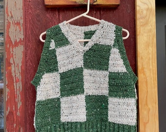 PATTERN Patchwork Vest Crochet