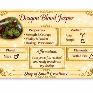 Dragon Blood Jasper Beaded Stretch Bracelet 6mm — Strength, Courage & Spiritual Beauty • No Clasp image 4