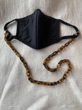Tortoise Shell Design Mask Chain, Lightweight Face Mask Holder, Gifts for Mom, Doubles as Necklace, SHIPS FREE!
