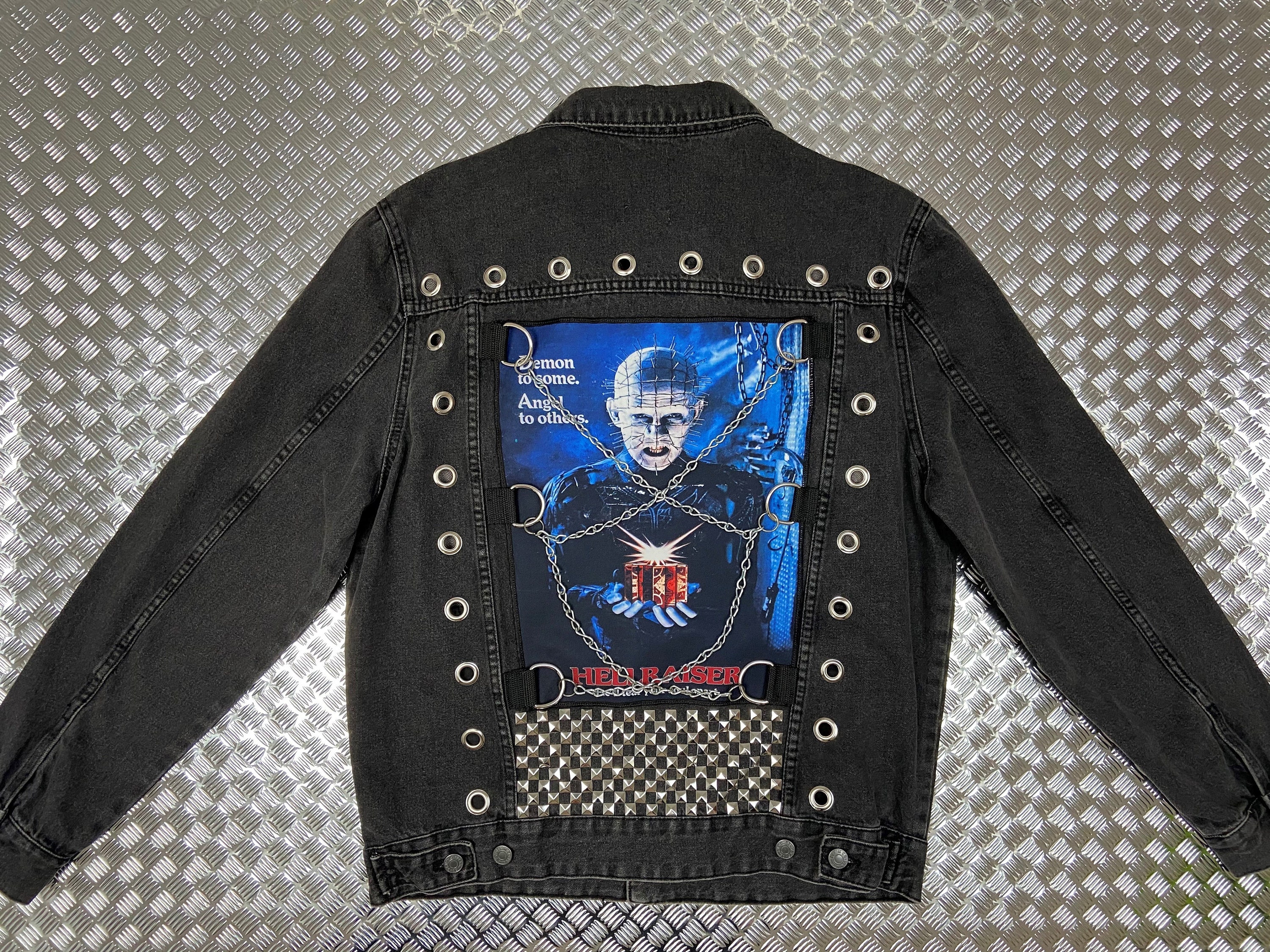 denim jacket with studs