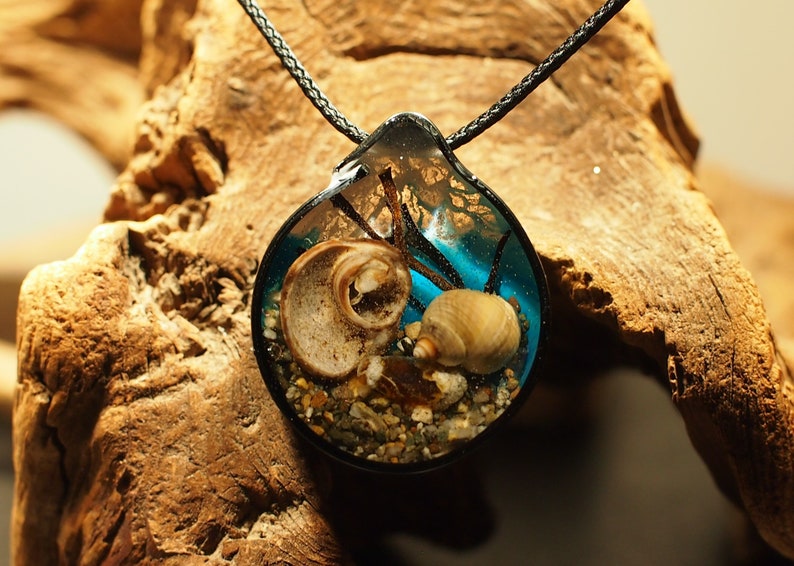 Sea Scape Resin Penant