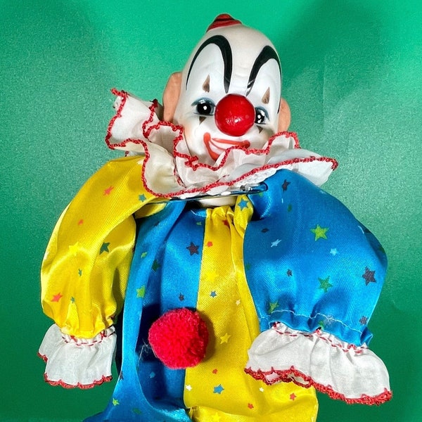 Porcelain Clown Doll - Etsy