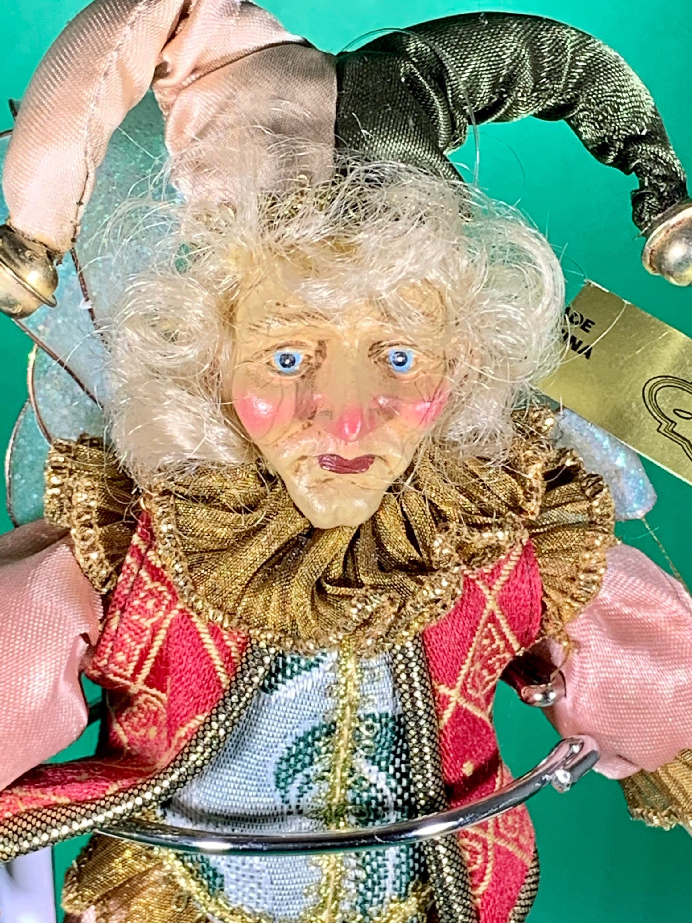 Vintage MARK ROBERTS Fairies Jester Ornament Christmas Etsy