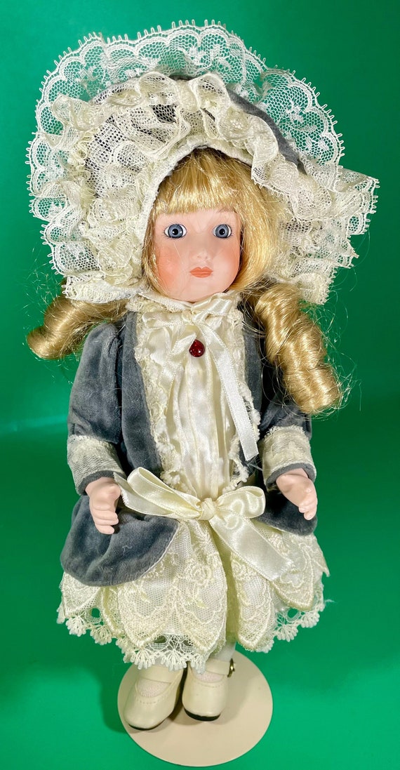12 Kingstate Doll Crafter Victorian Porcelain Vintage Doll Blonde