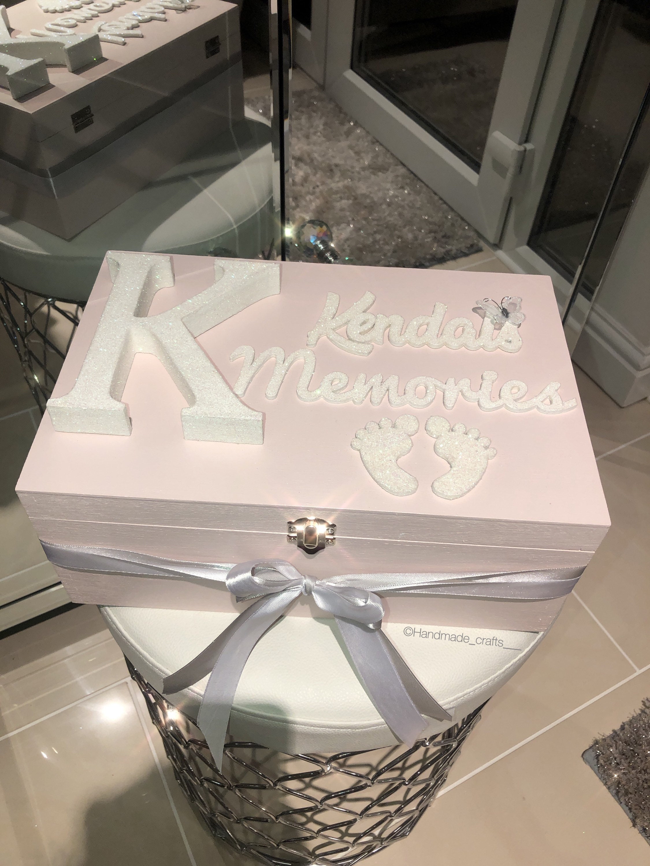 Personalised Baby Memory Box Etsy