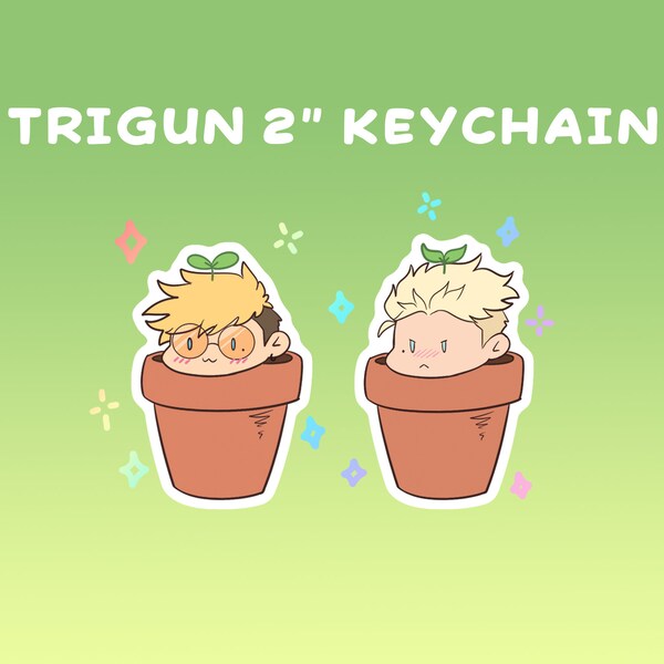 Vash Knives Keychain Etsy