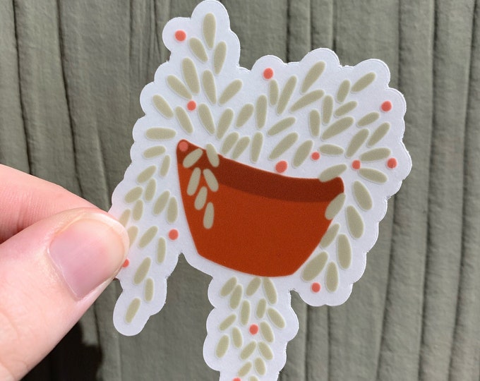 String of Pearls Sticker | Clear