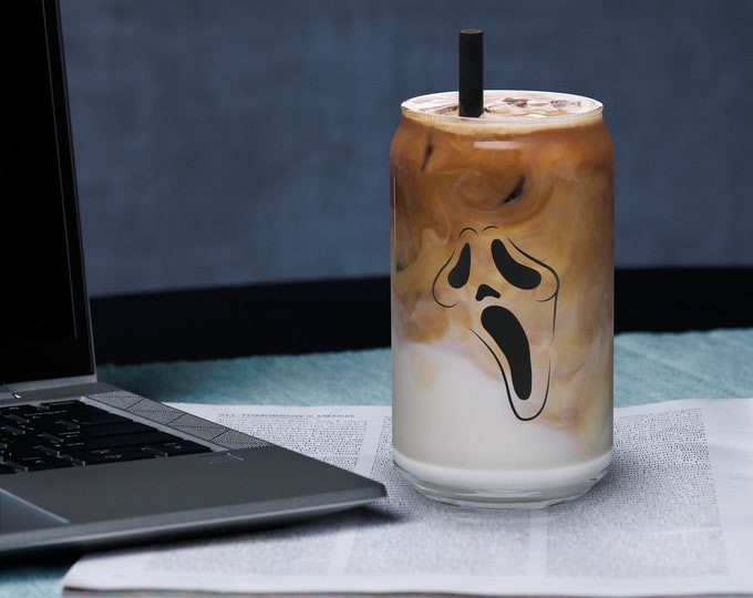 SCREAM Can Shaped Glass