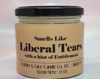 Liberal tears candle | Etsy