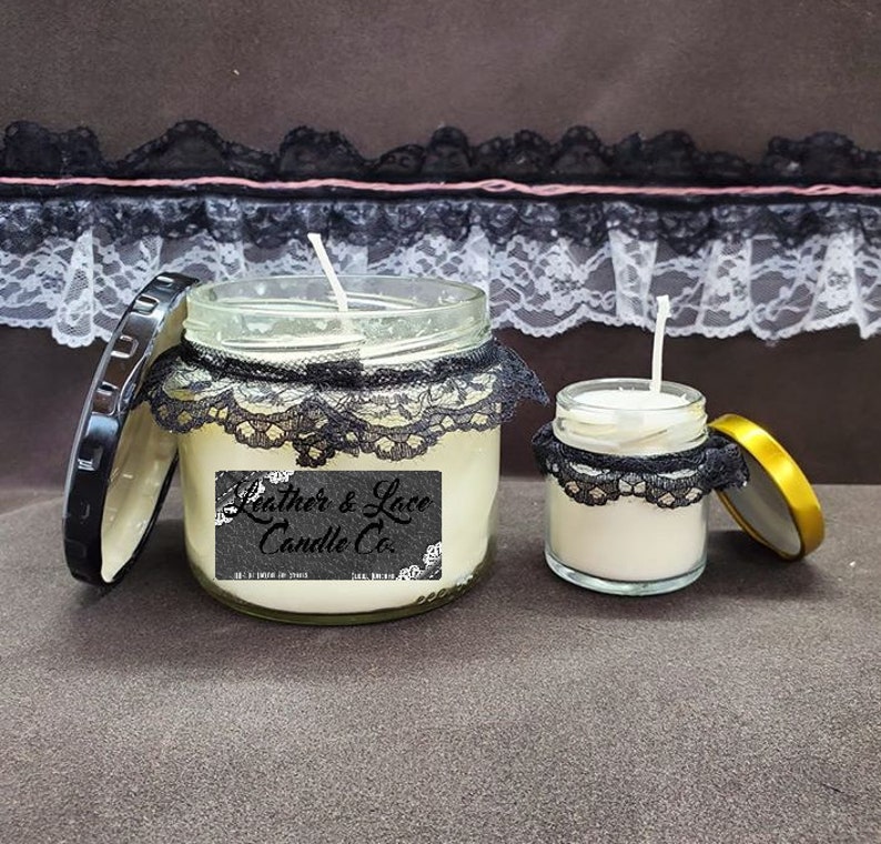 Container Candle 100/% All Natural Candle Black Cherry Scented Soy Candle 12oz