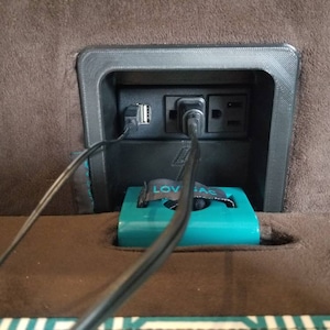 Power Hub For Modular Sectional Couch Black V2.0