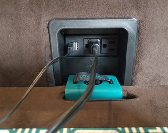 Power Hub For Modular Sectional Couch Black V2.0