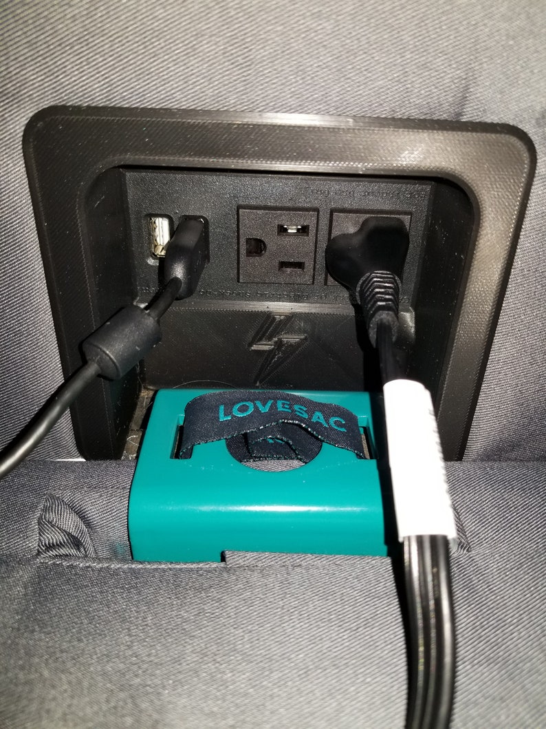 Power Hub For Lovesac Black Etsy