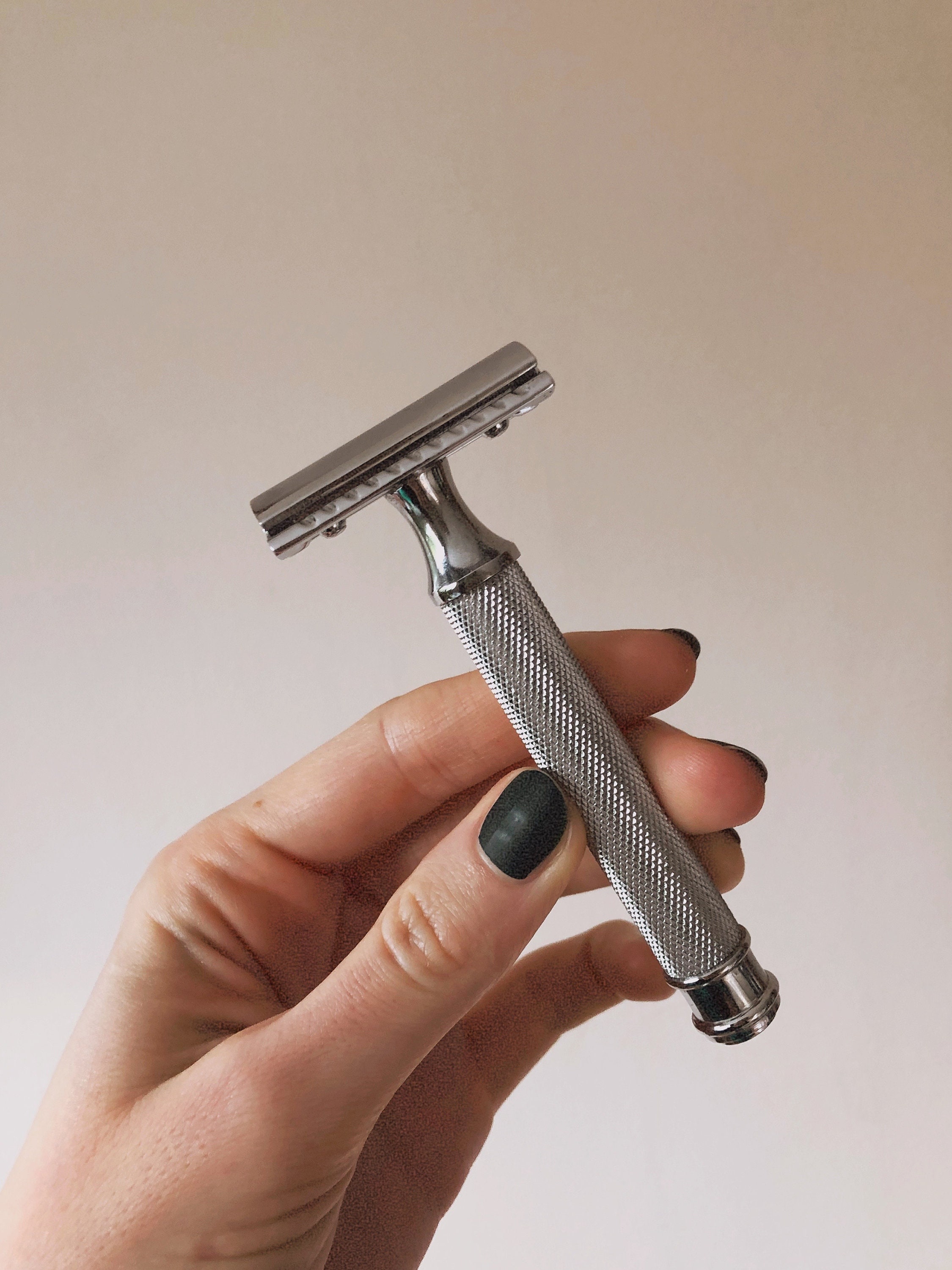 Stainless Steel Safety Razor with Blade Ecofriendly Razor Etsy