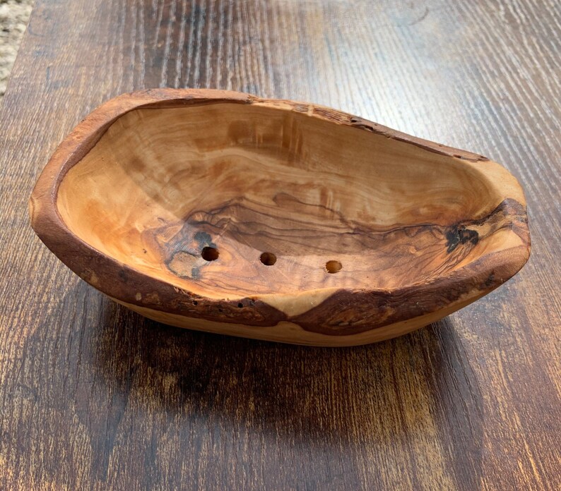 Soap Dish Hand Carved Olive Wood Soap Dish Handmade Soap Etsy