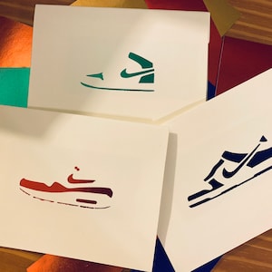 THE BEST Sneaker Head Grußkarten (Bundles) INDIVIDUALISIERBARE Kunst - Geburtstags-/Osterkarten für Sneaker-Köpfe - Kartengröße: 13 x 14