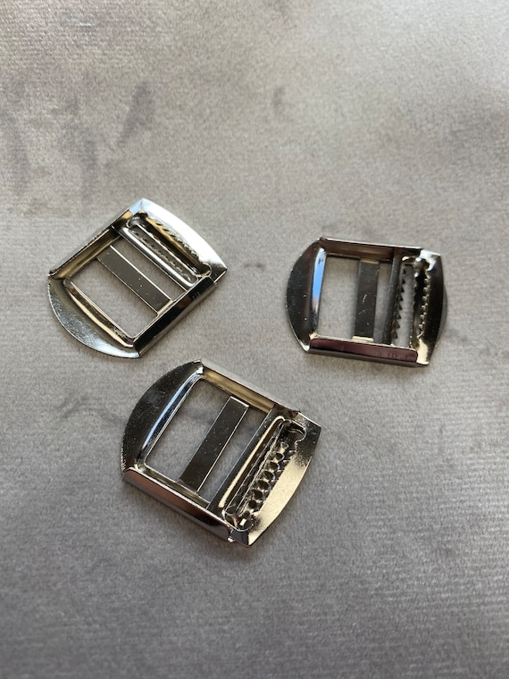 Set Di 2 Fibbie Per Cintura Color Argento, Apertura 4 Cm - Foto 10