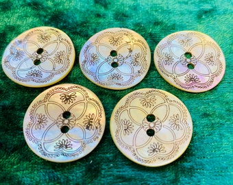 Black Shell Buttons - Etsy