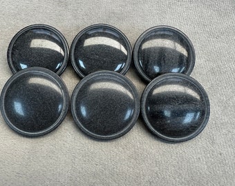 ombre buttons grey 28mm a set of 6