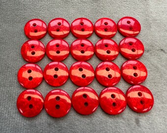 100 bottoni in resina per cucire, 10mm, per scrapbooking, rotondi, 2 fori, bottoni colorati per decorazioni da cucire, 10mm