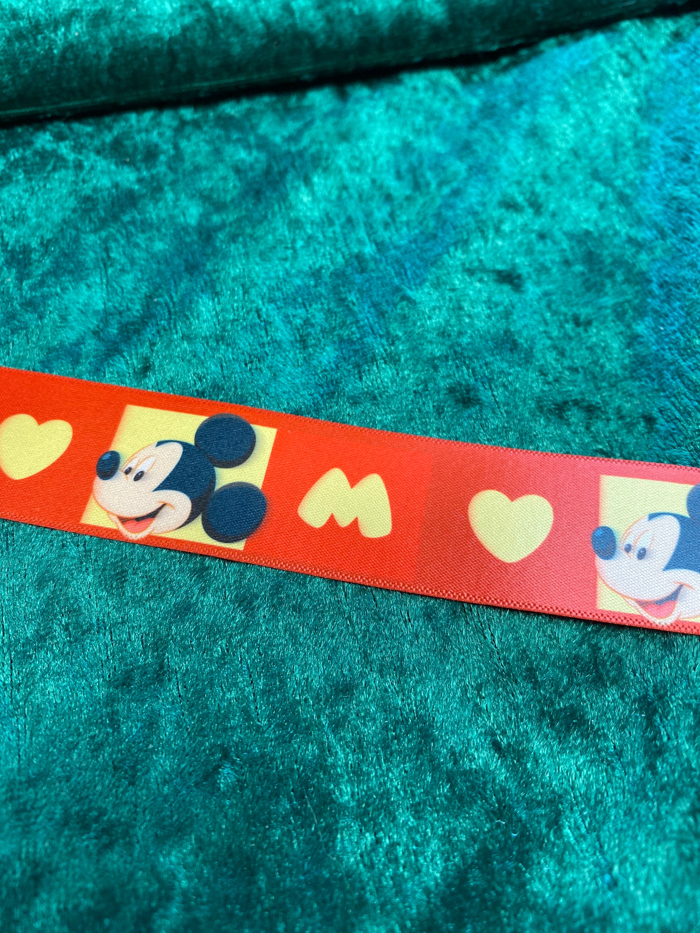 Disney Mickey Mouse ribbon x 3m | Etsy