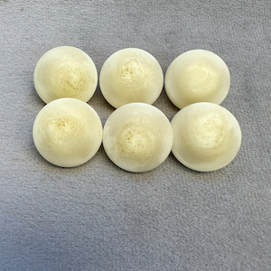Knopen crème 20 mm per set van 6 met ombre-effect