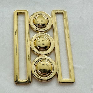 Metal nurses buckle gold-tone to fit a belt 50mm