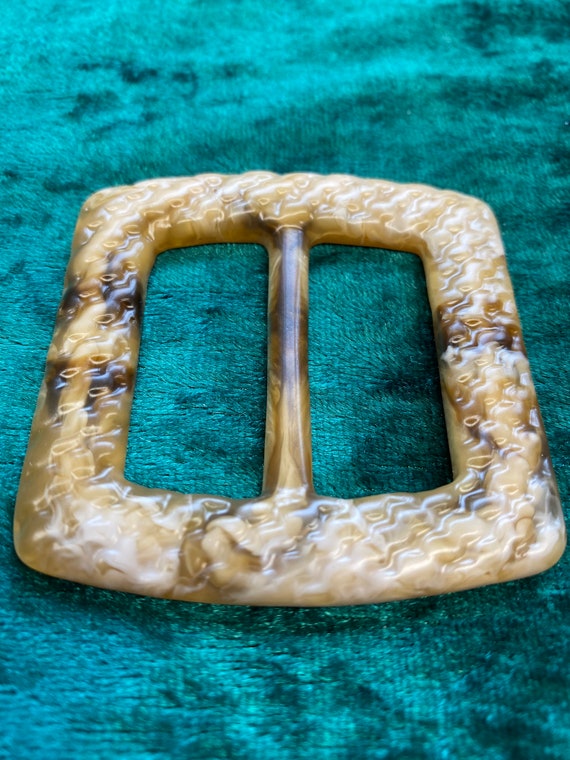 Slide Buckle Beige Mingled Design to Fit a Belt 39mm Etsy