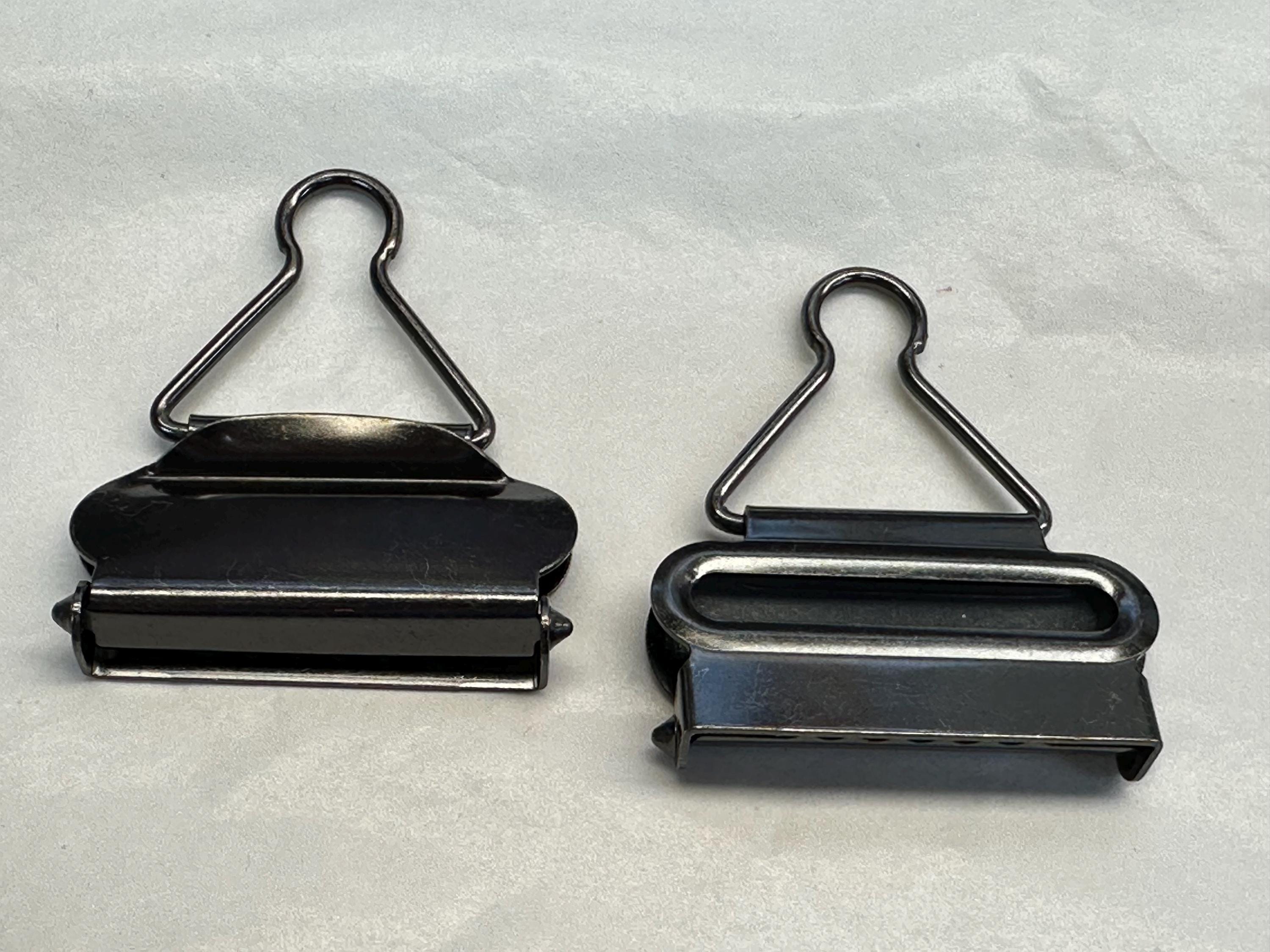 Weddecor Metalen Tuinbroek Gesp & Jeans Knopen Verstelbare Clips Strap Sliders Sluiting Bevestigingsmiddelen voor beugels, tassen, Jumpsuit, Jurken, 35mm, Brons, 4 stks Set