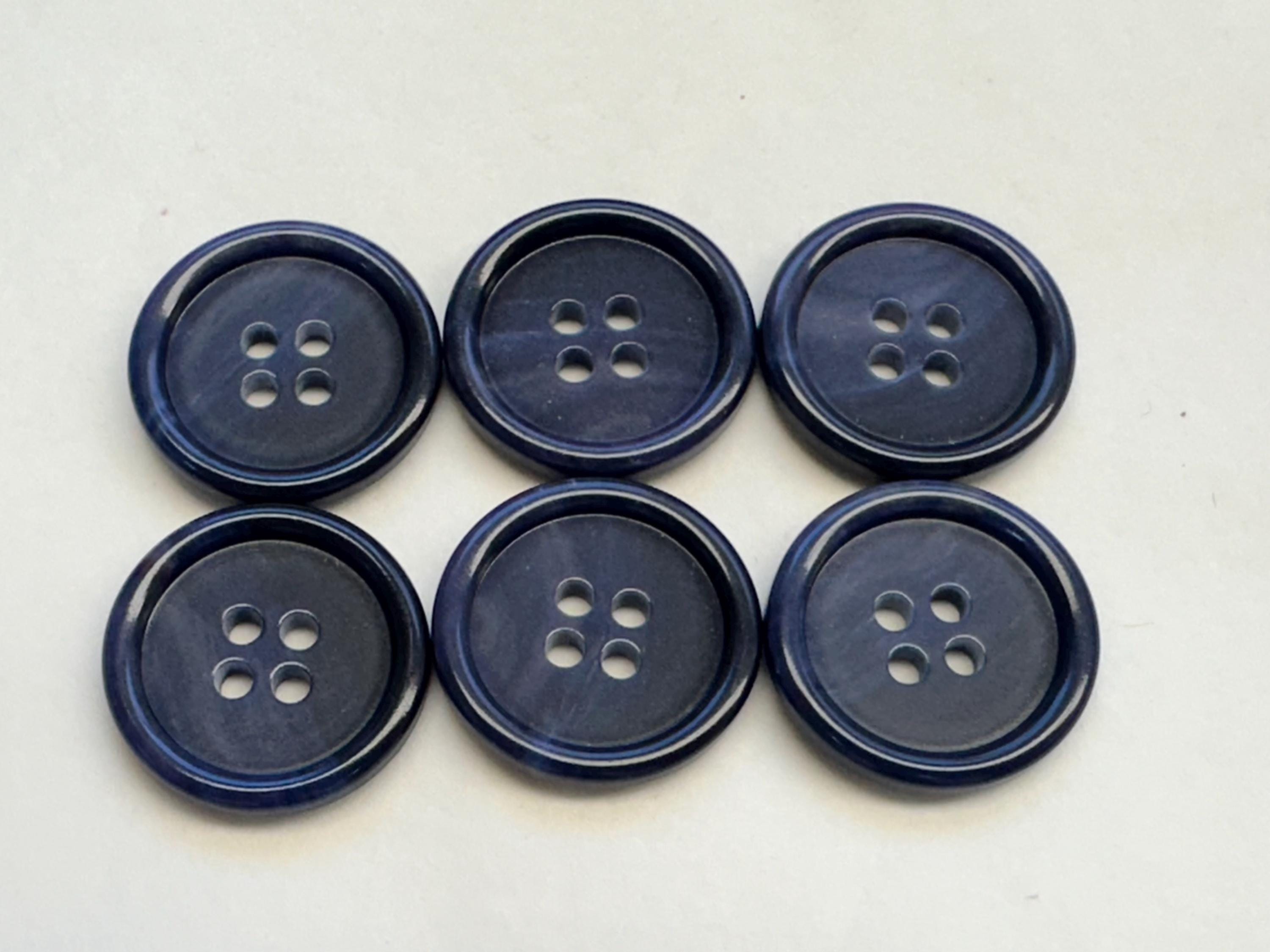 Obre Buttons Navy Ombre Suit Buttons: 20mm Blazer Jacket Set of 6 - Etsy